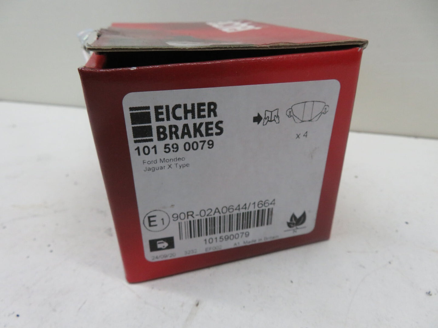 REAR BRAKE PADS EICHER FOR JAGUAR X TYPE MONDEO MK3 101590079