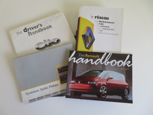 RENAULT CLIO OWNERS MANUAL WITH FOLDER 2002-2005 HM2-1