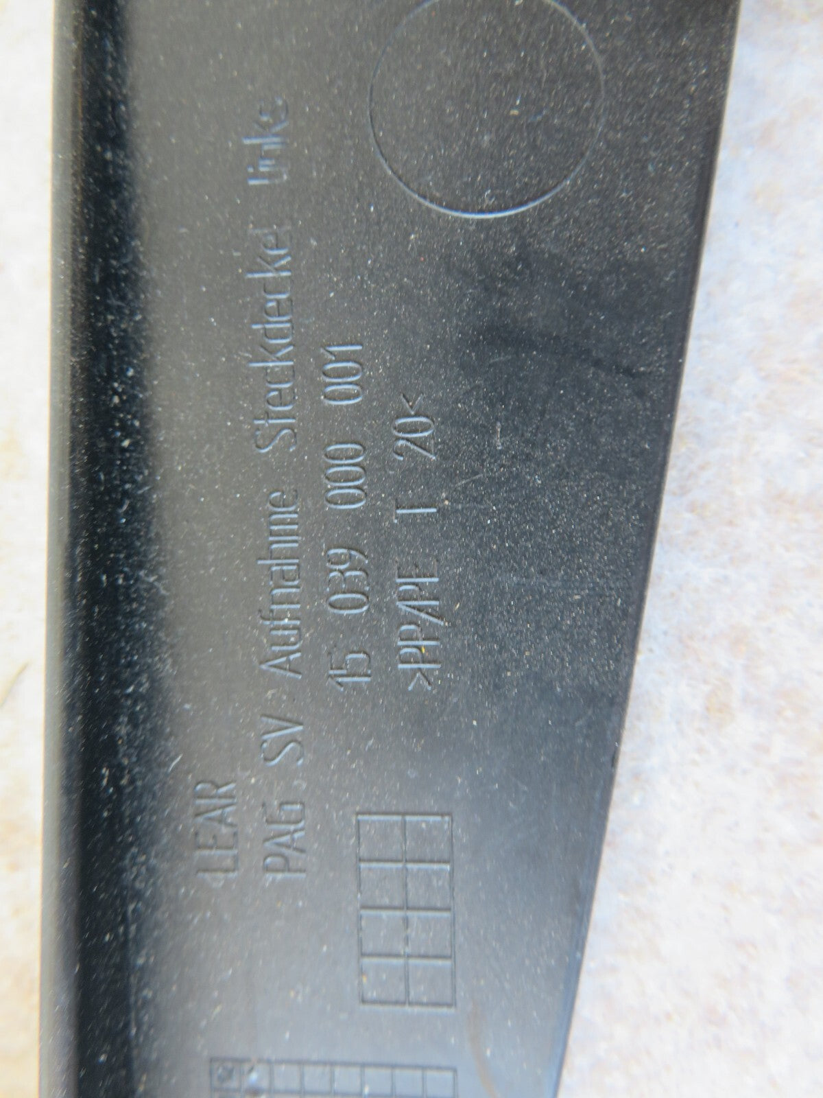 PORSCHE CAYENNE 955 REAR BOOT ACCESS COVER GREY 2003-2006 AS2-2-SA