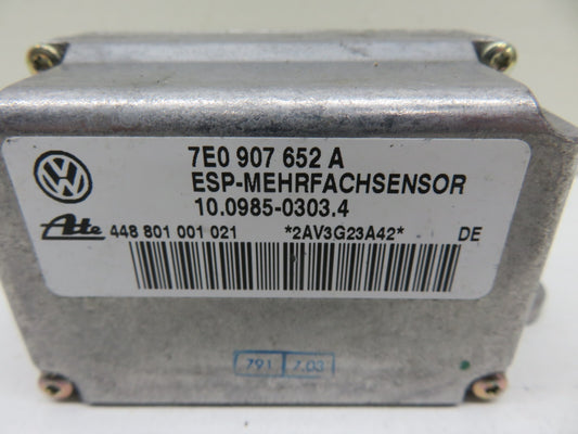 PORSCHE CAYENNE S 955 V8 YAW SENSOR 7e0907652a 2001-2006 SA 1