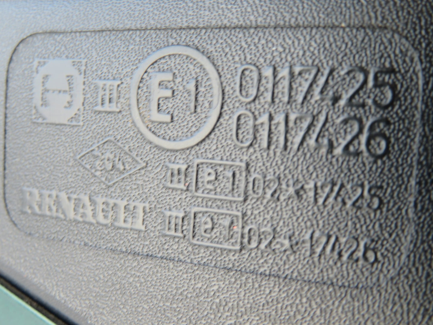 RENAULT CLIO MK2 NS PASSENGER DOOR  WING MIRROR GREEN 2001-2006 A1158-15