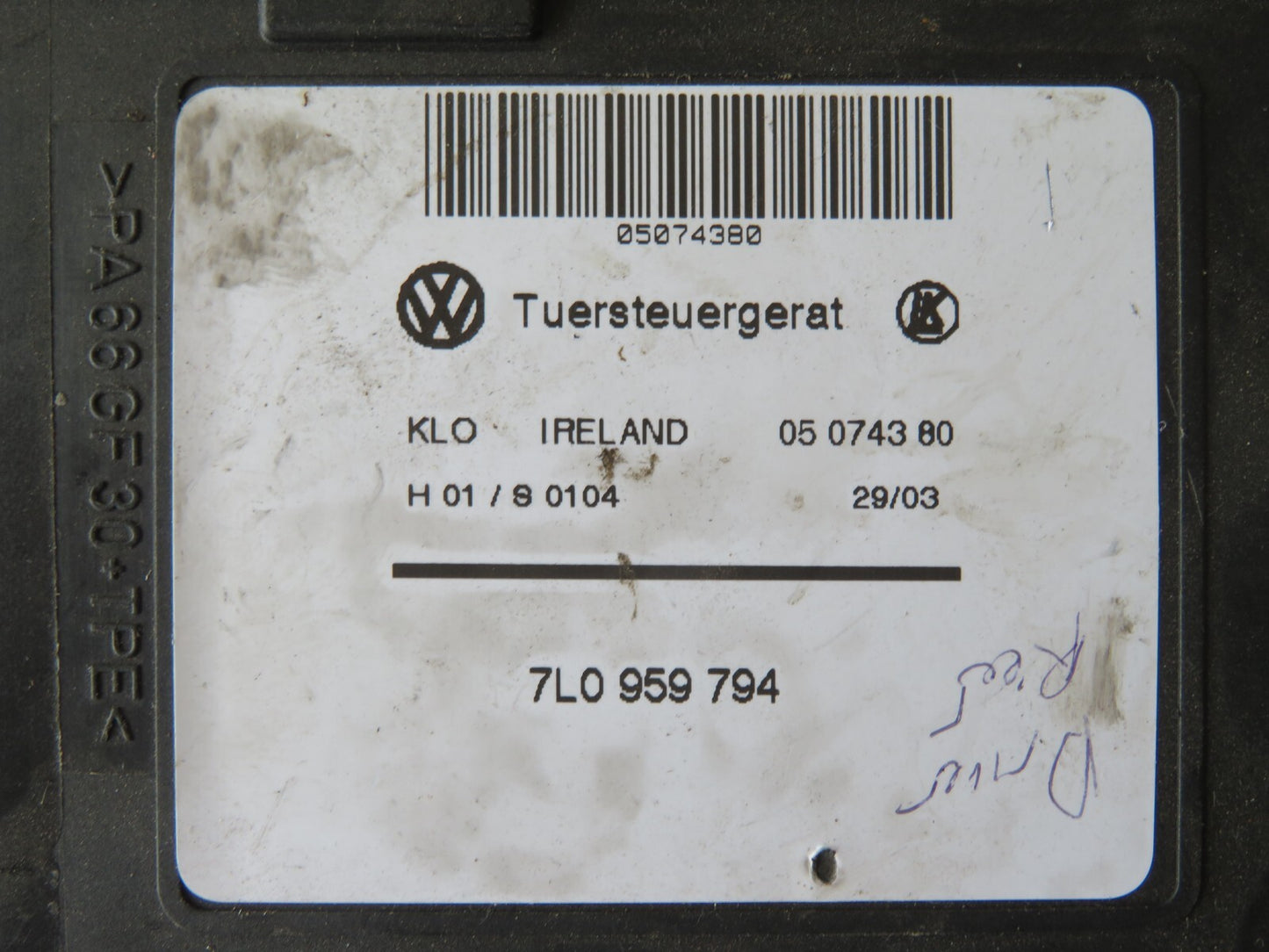 PORSCHE CAYENNE 955 OSR WINDOW MOTOR 3d2959794 2000-2004 AMS1020