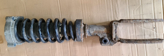 PORSCHE CAYENNE S 955 FRONT OS DRIVER SUSPENSION LEG 7L5413032K 2003-2006 SA-1