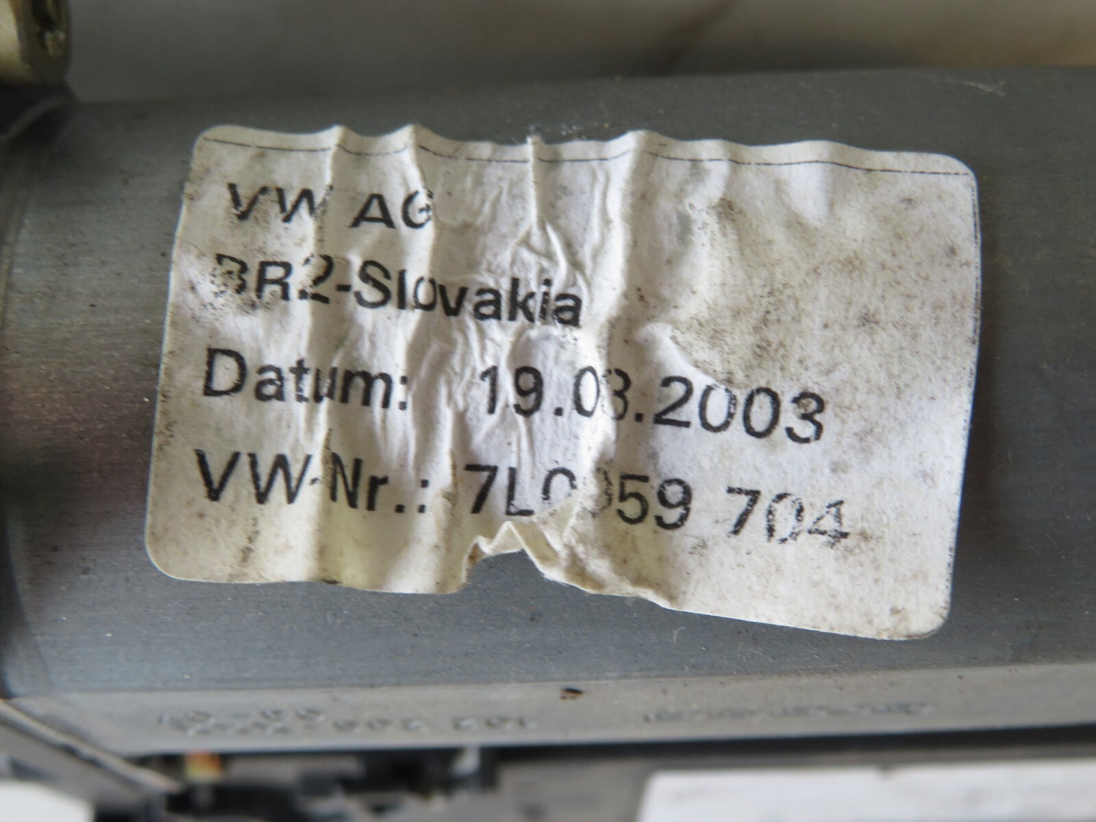 PORSCHE CAYENNE 955 OSR WINDOW MOTOR 3d2959794 2000-2004 AMS1020